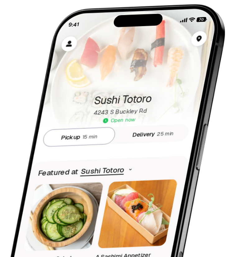 Sushi Totoro app preview