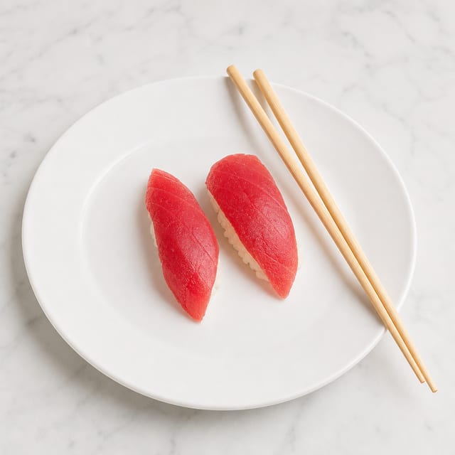Maguro Nigiri (Tuna).