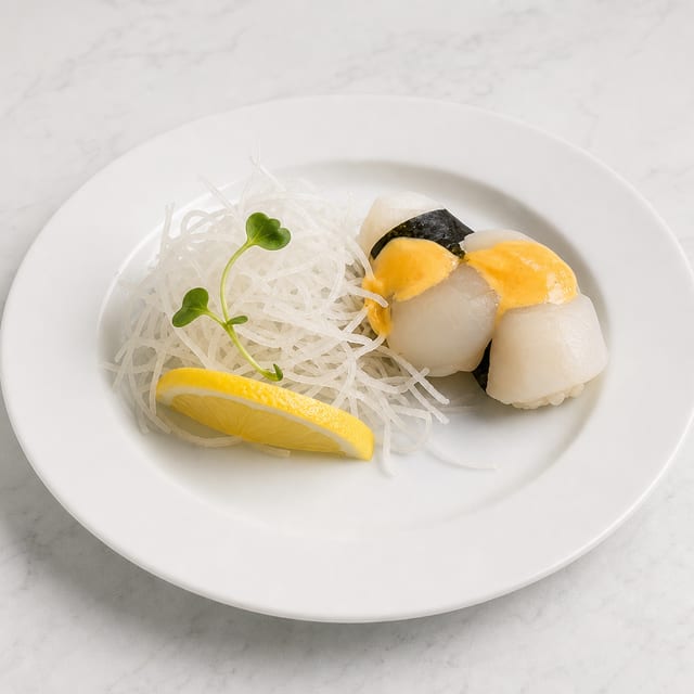 Hotate Nigiri (Scallop).