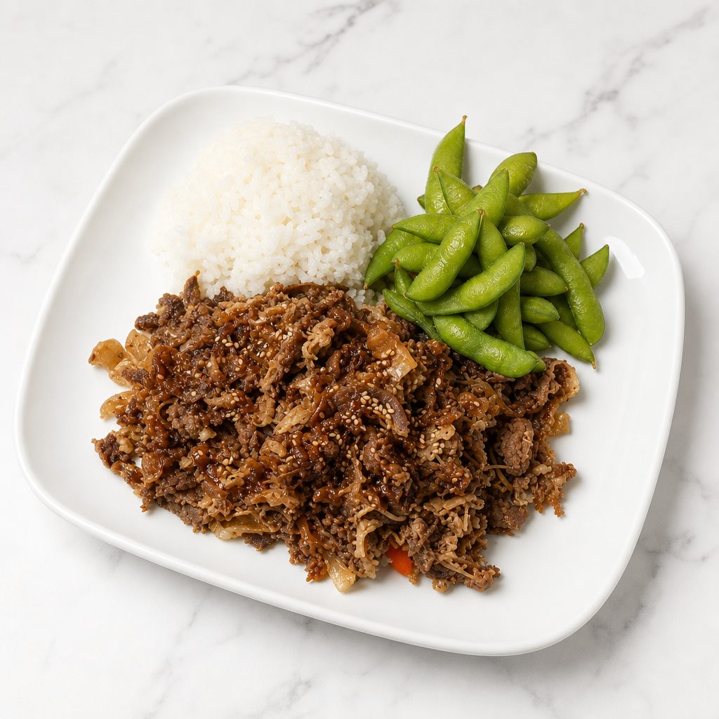 A. Beef Teriyaki Plate.
