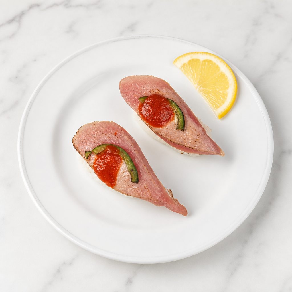 Seared Tuna Nigiri.