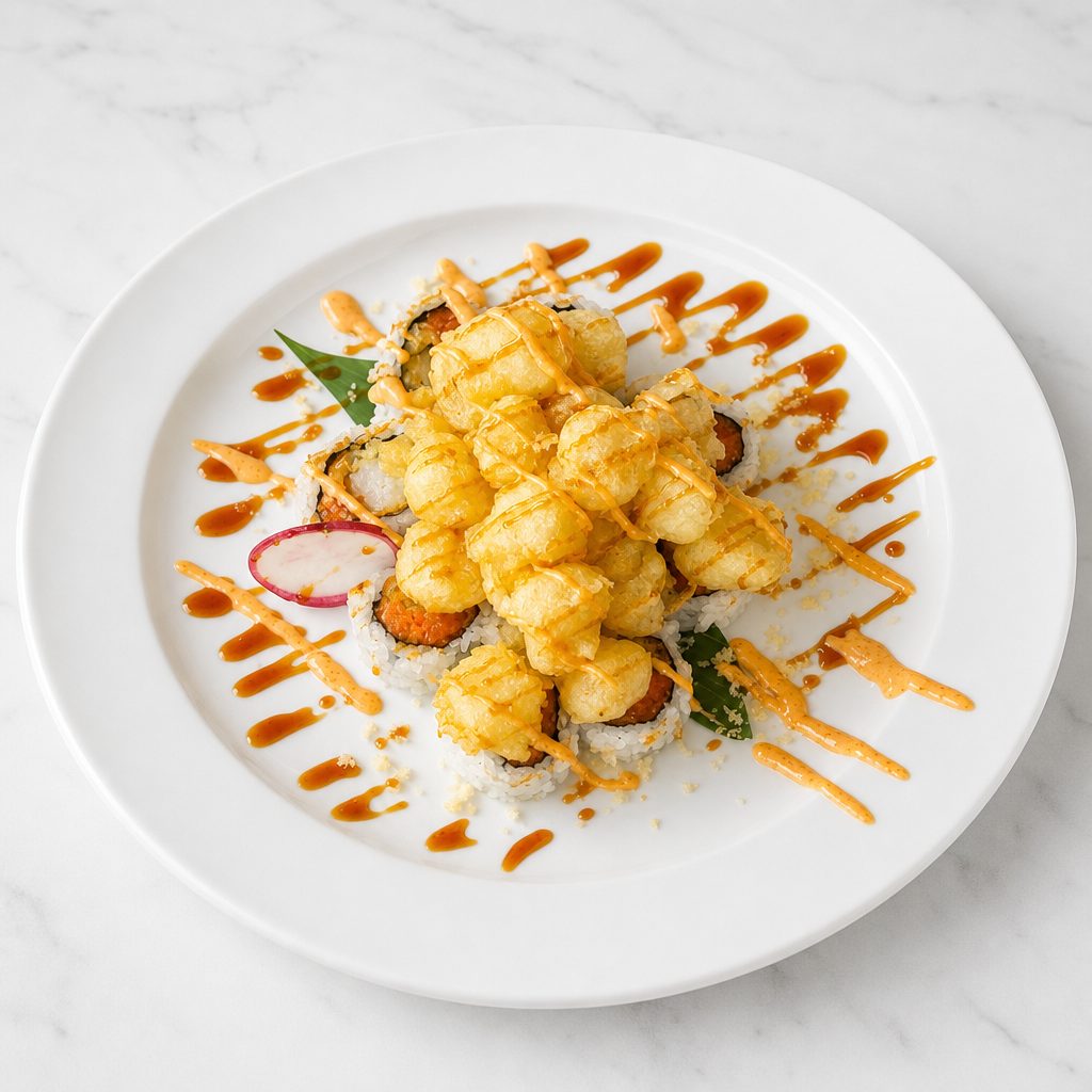 Crunch Scallop Roll.