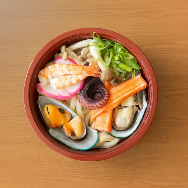 C. Seafood Udon.