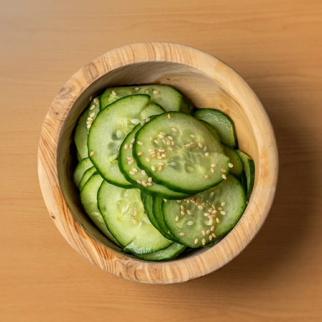 F. Cucumber Salad.