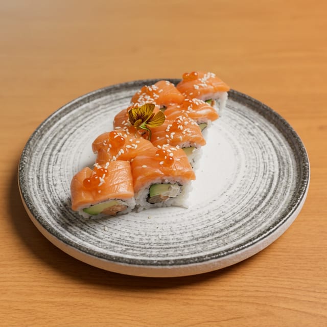 Spicy Salmon Roll.