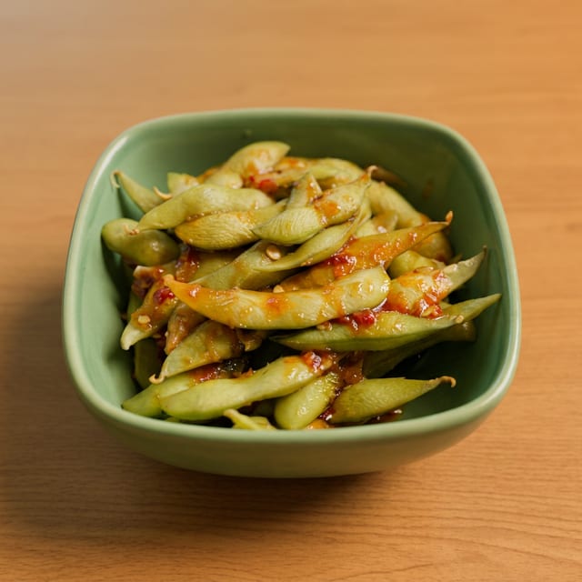 Spicy Edamame.