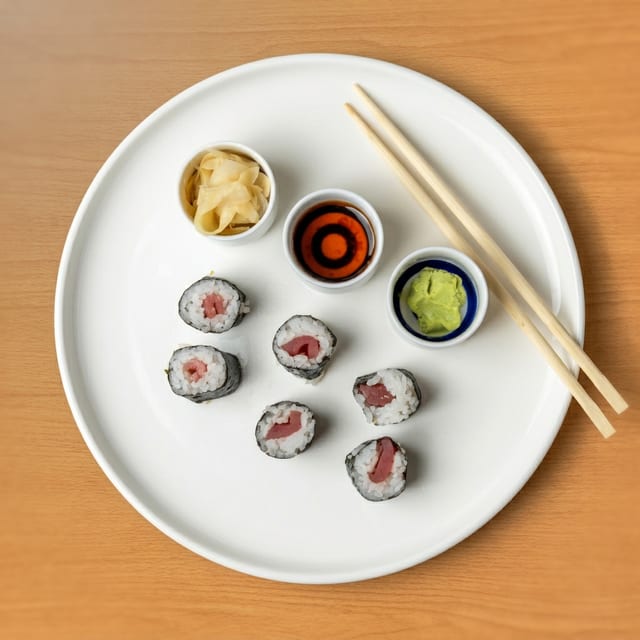 Tekka Roll (6pc Tuna Roll).